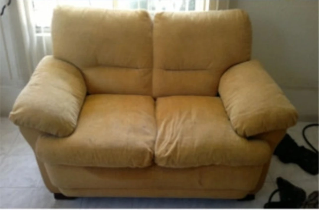 Sillón después del lavado de salas LASAB en CDMX